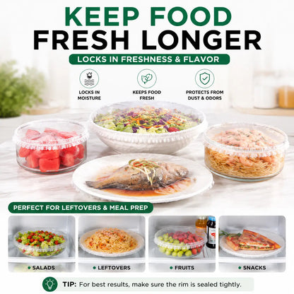 🎁 BUY 1 GET 1 FREE 🎁— Stretch Food Covers | Freshness in Seconds, No Cling-Wrap Hassle