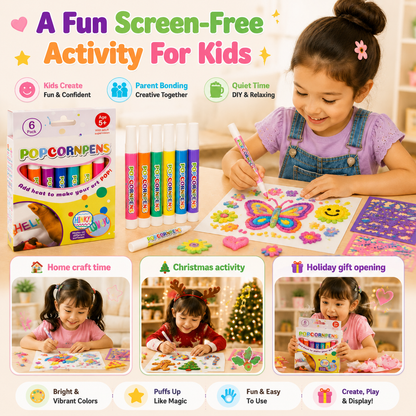 🔥LAST DAY BUY 1 GET 1 FREE🔥Magic Puffy Pens for Kids - 3D Creative Drawing Art Set