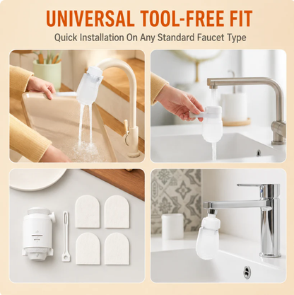 🎁 BUY 1 GET 1 FREE — Reusable Faucet Filters | Cleaner Water, Less Hassle 💧