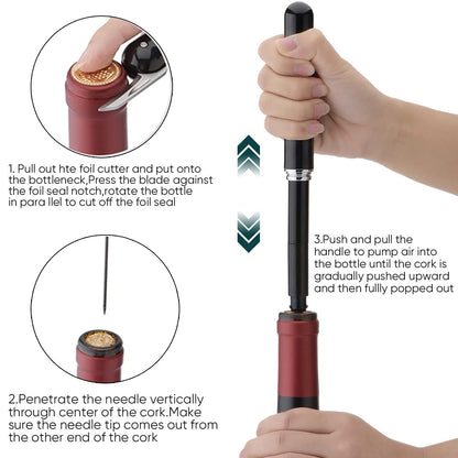 💥Last Day Buy 1 get 1 free一49% off💕 JEREMYTIS™🍷Air-Pressure Wine Opener