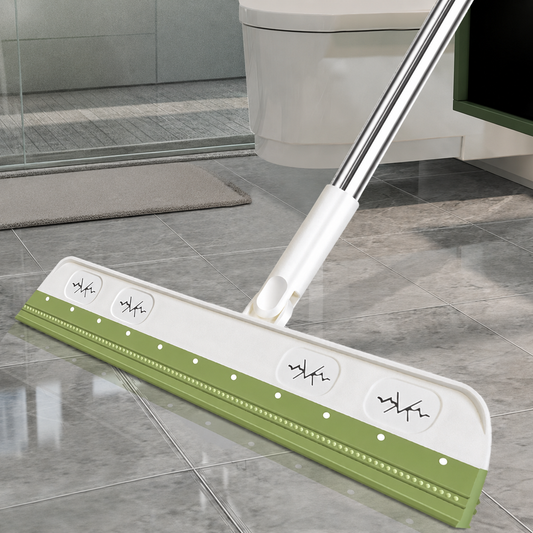 Multi-Purpose Silicone Squeegee Broom for Floors, Bathrooms & Windows