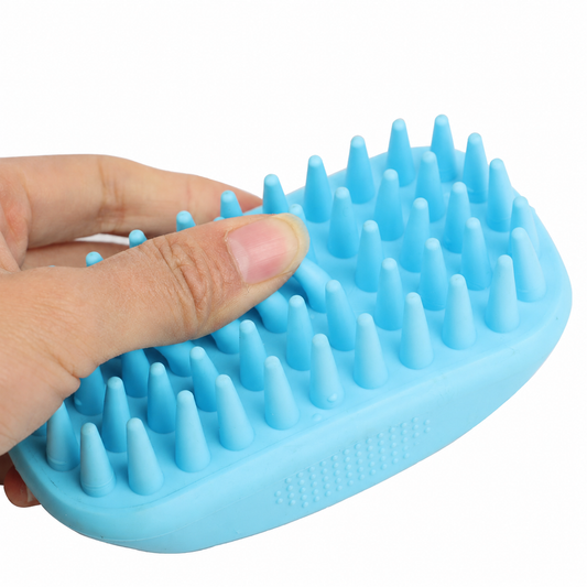 Pet Bath Massage Brush & Grooming Scrubber