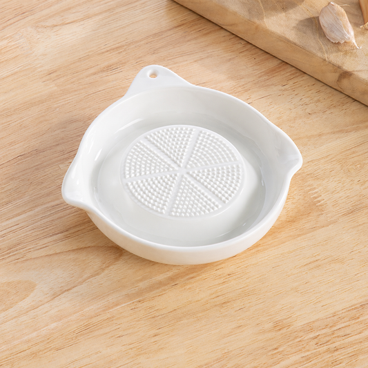 Ceramic Ginger & Garlic Grater Bowl