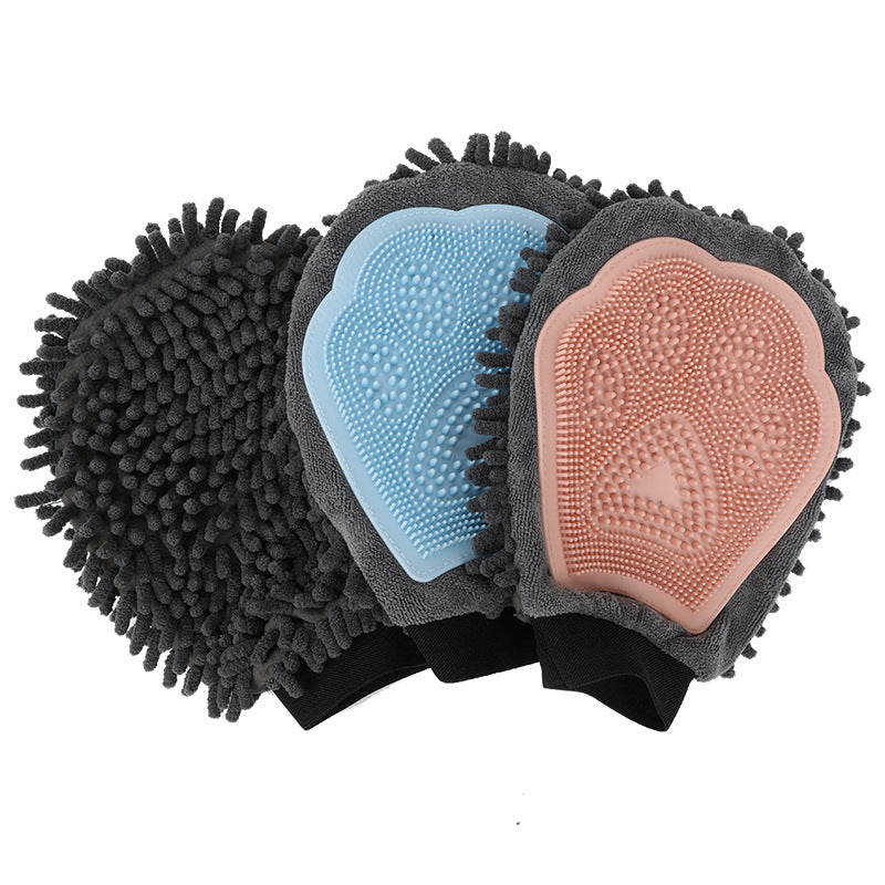 Double-Sided Pet Grooming &amp; Hair Removal Glove
