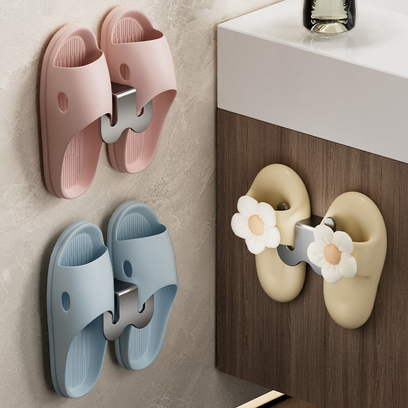 No-Drill Wall Mounted Slipper Holder