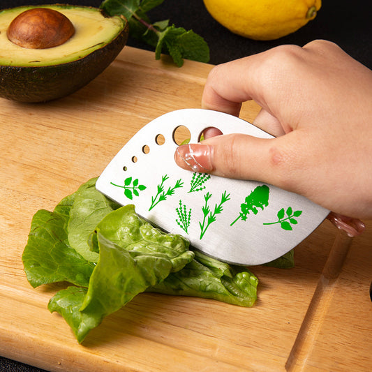 Stainless Steel Herb Stripper & Leaf Cutter