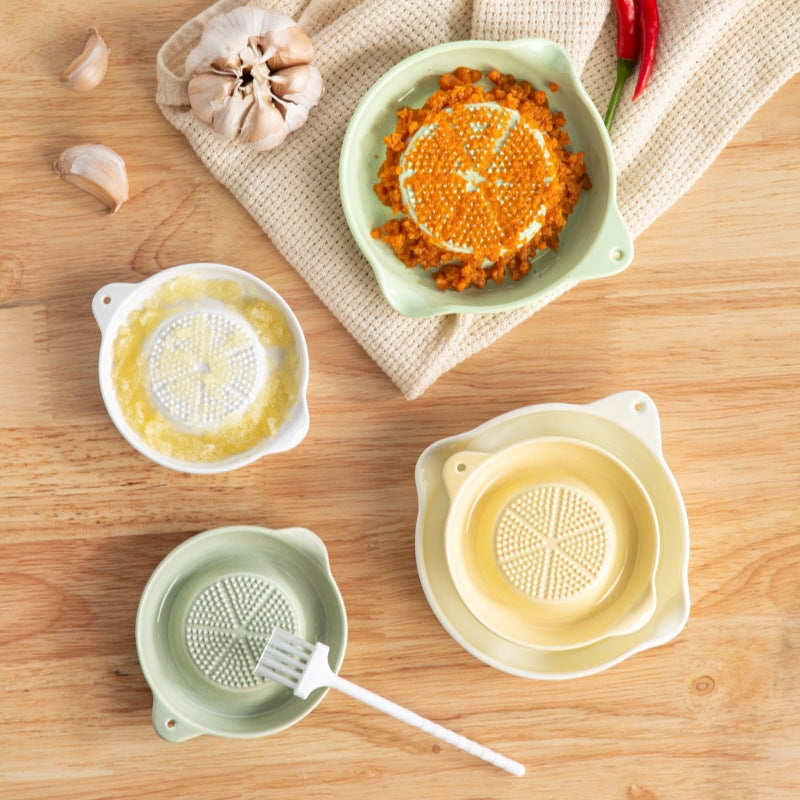 Ceramic Ginger & Garlic Grater Bowl