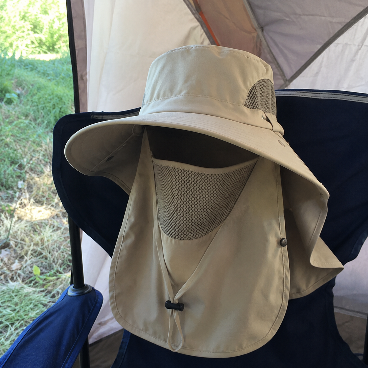 Outdoor sun hat camping customer photo