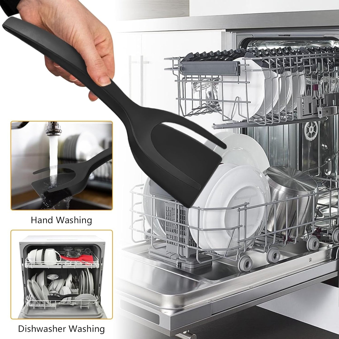 🔥Last Day Buy 1 Get 1🎁2-in-1 Antibacterial and  Mildew-Resistant Spatula