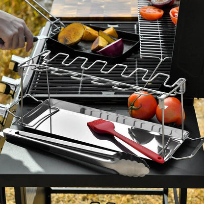 🔥End-of-Summer Sale: 50% OFF🔥14-Slot Chicken Drumstick Rack🍗