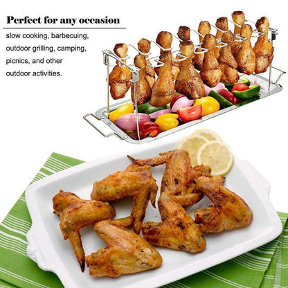 🔥End-of-Summer Sale: 50% OFF🔥14-Slot Chicken Drumstick Rack🍗