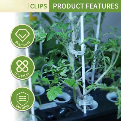 🔥Last Day BUY 1  GET 1 FREE-Each $0.1🔥 Tomato Clips, Plastic Trellis Clips🍅