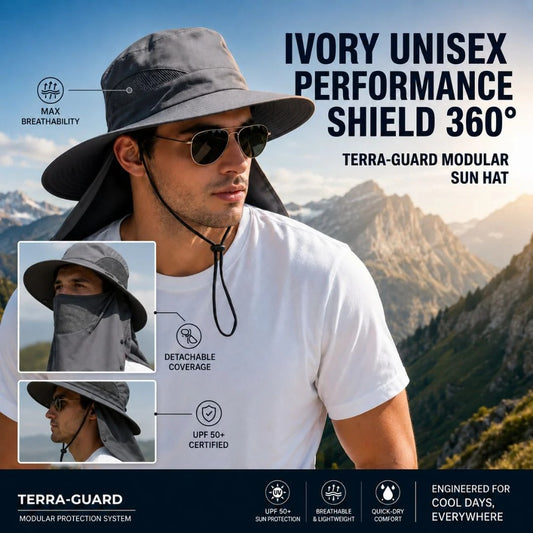 🔥Summer Sale: Buy 1 Get 1 Free—$13.99 Each🔥UPF 50+ Sun Hat Provides Full Coverage for Your Face and Neck