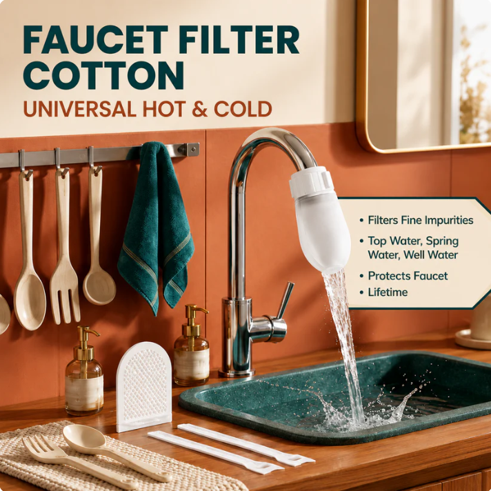🎁 BUY 1 GET 1 FREE — Reusable Faucet Filters | Cleaner Water, Less Hassle 💧